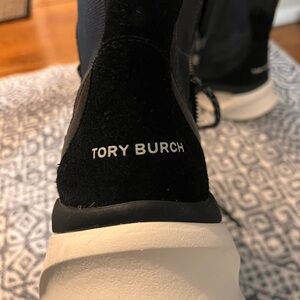 Tory Burch water resistant zip up sneaker boots NEW CONDITION